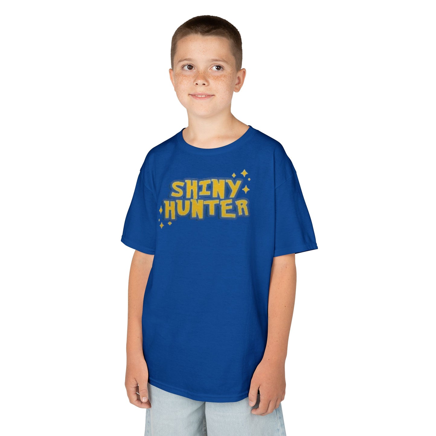 Kids Shiny Hunter Tee - Fun Cotton Tee for Young Explorers