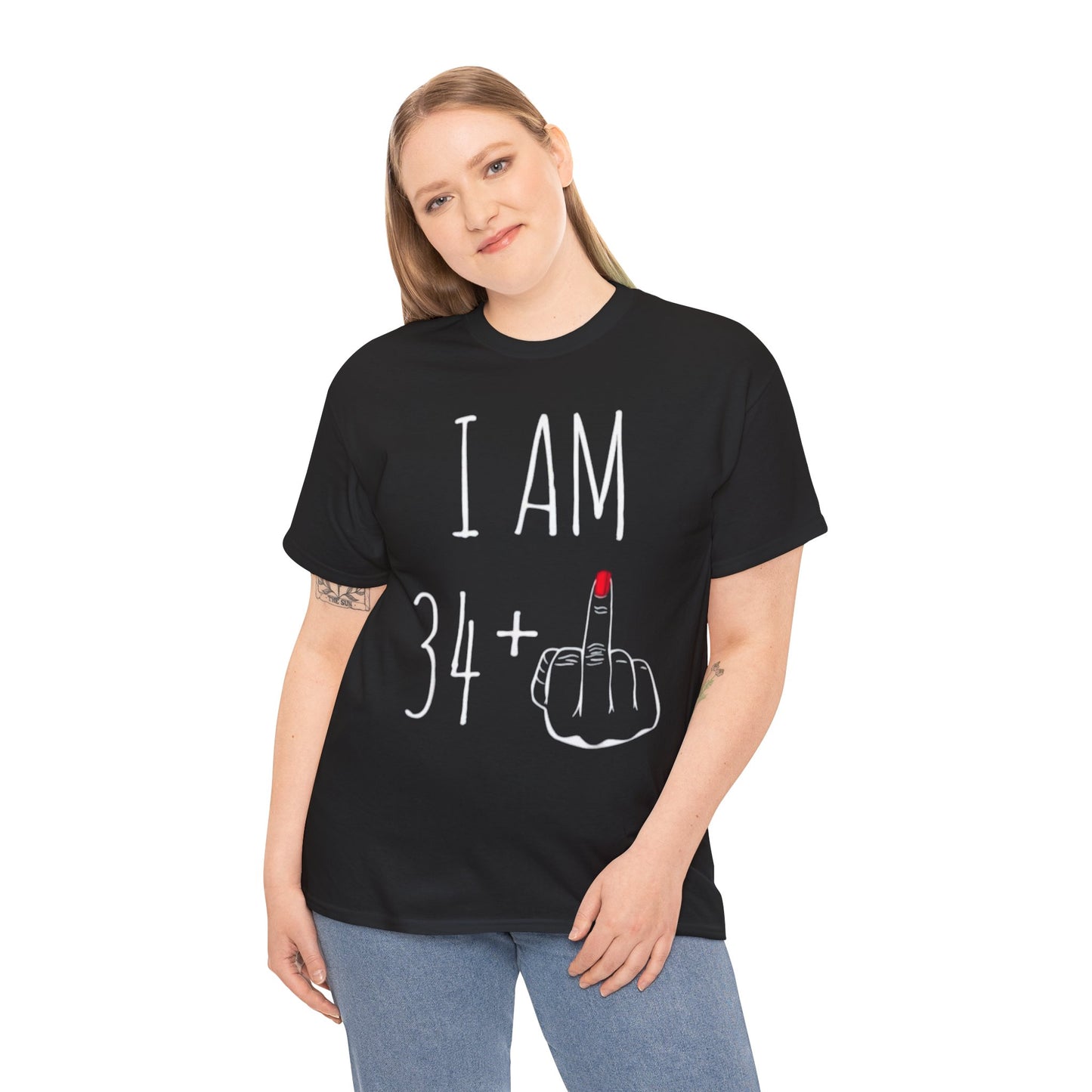 Funny Tee - I Am 34+ Birthday Shirt