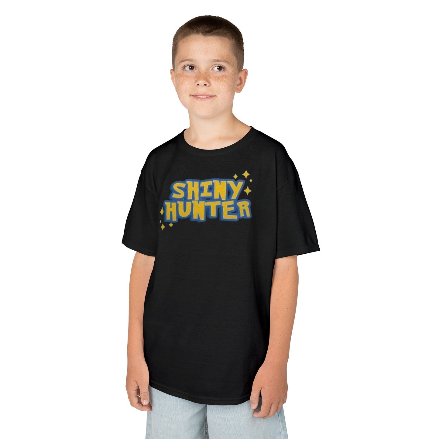Kids Shiny Hunter Tee - Fun Cotton Tee for Young Explorers