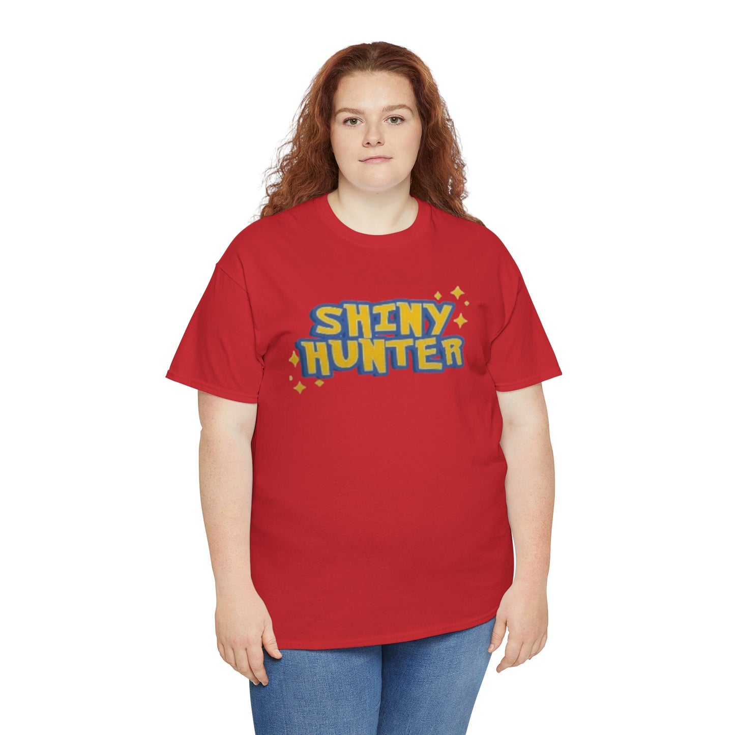 Shiny Hunter Unisex Heavy Cotton Tee - Perfect for Gamers & Collectors