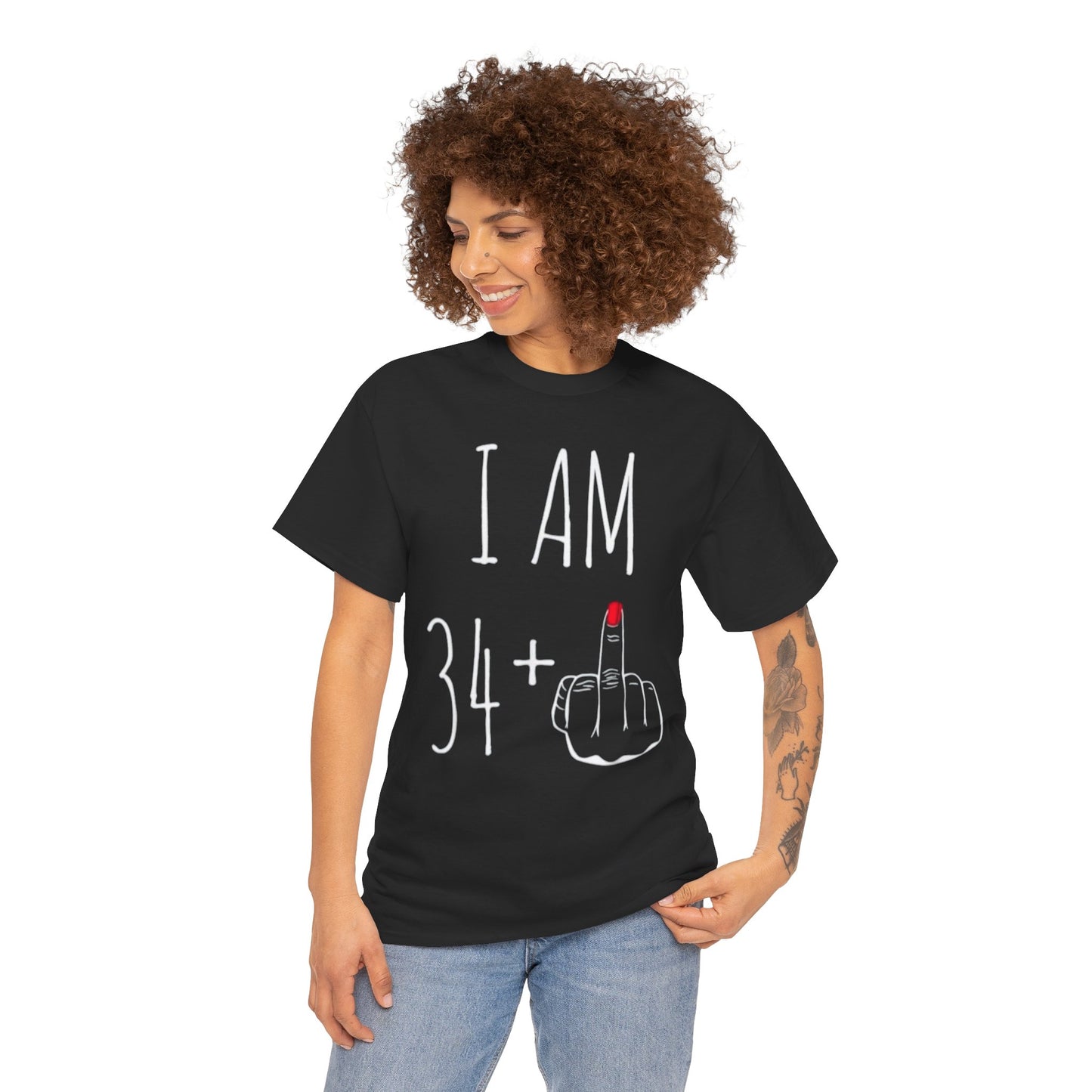 Funny Tee - I Am 34+ Birthday Shirt