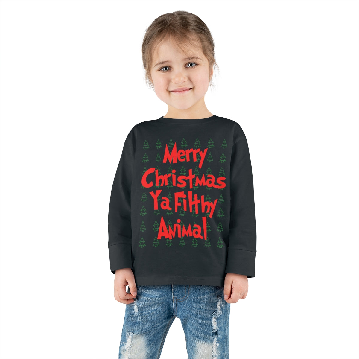 Merry Christmas Ya Filthy Animal - Toddler Tee