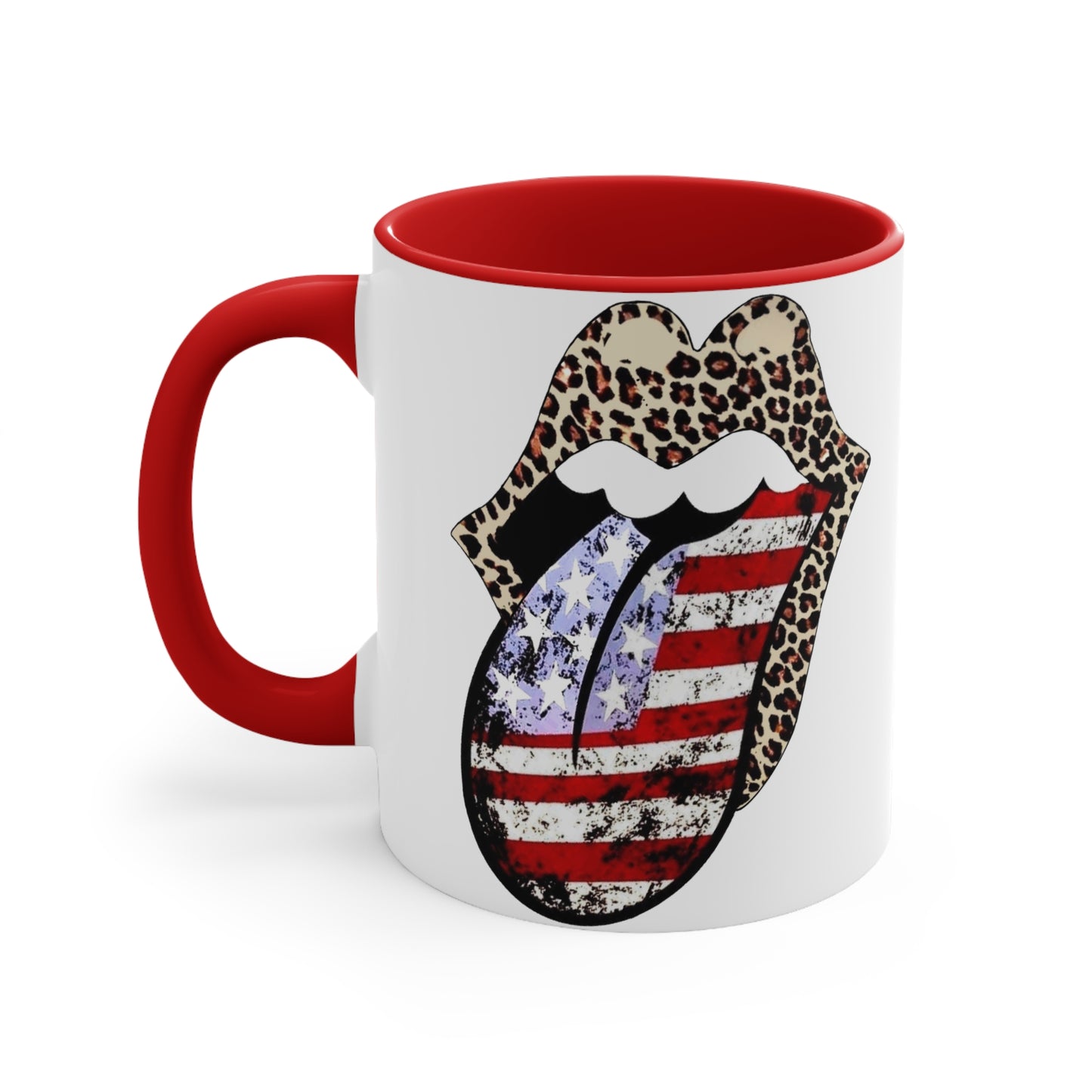American Flag Tongue - Coffee Mug, 11oz