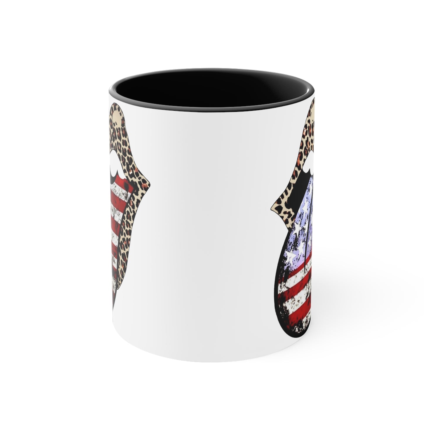 American Flag Tongue - Coffee Mug, 11oz