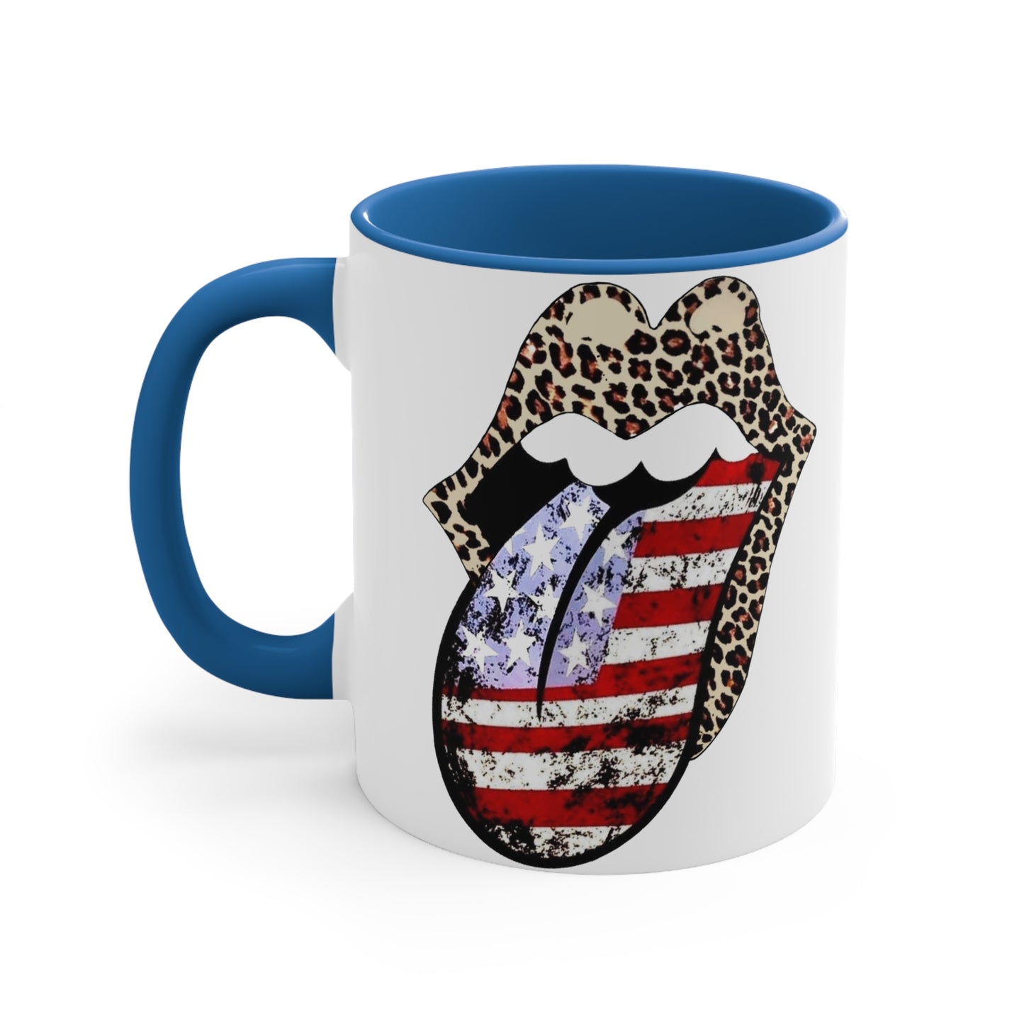 American Flag Tongue - Coffee Mug, 11oz