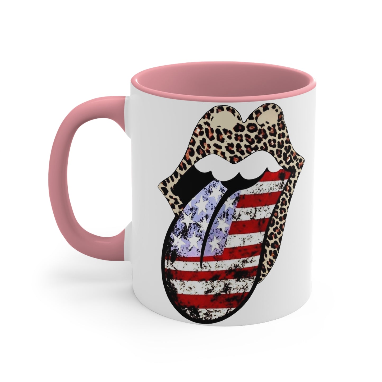 American Flag Tongue - Coffee Mug, 11oz