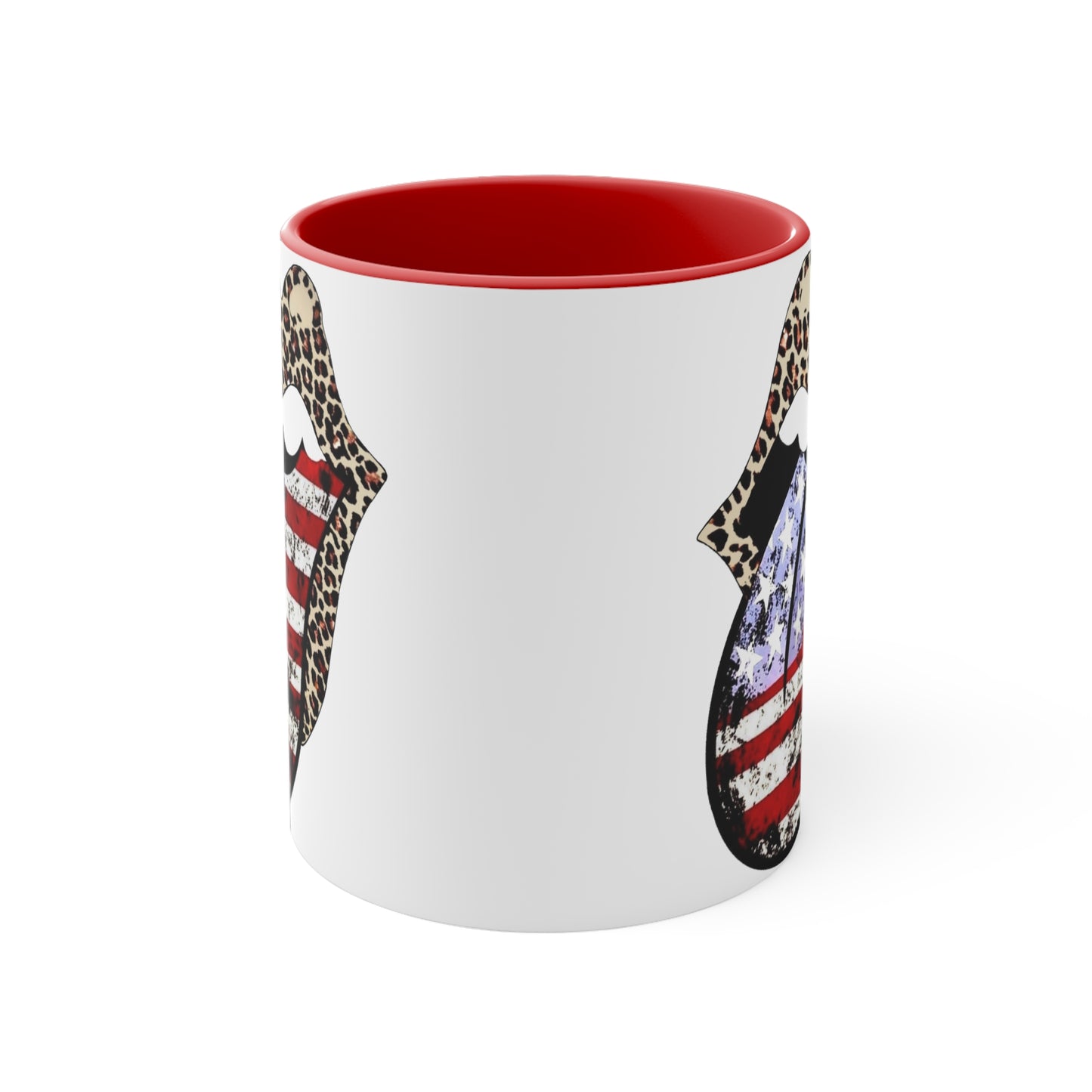 American Flag Tongue - Coffee Mug, 11oz