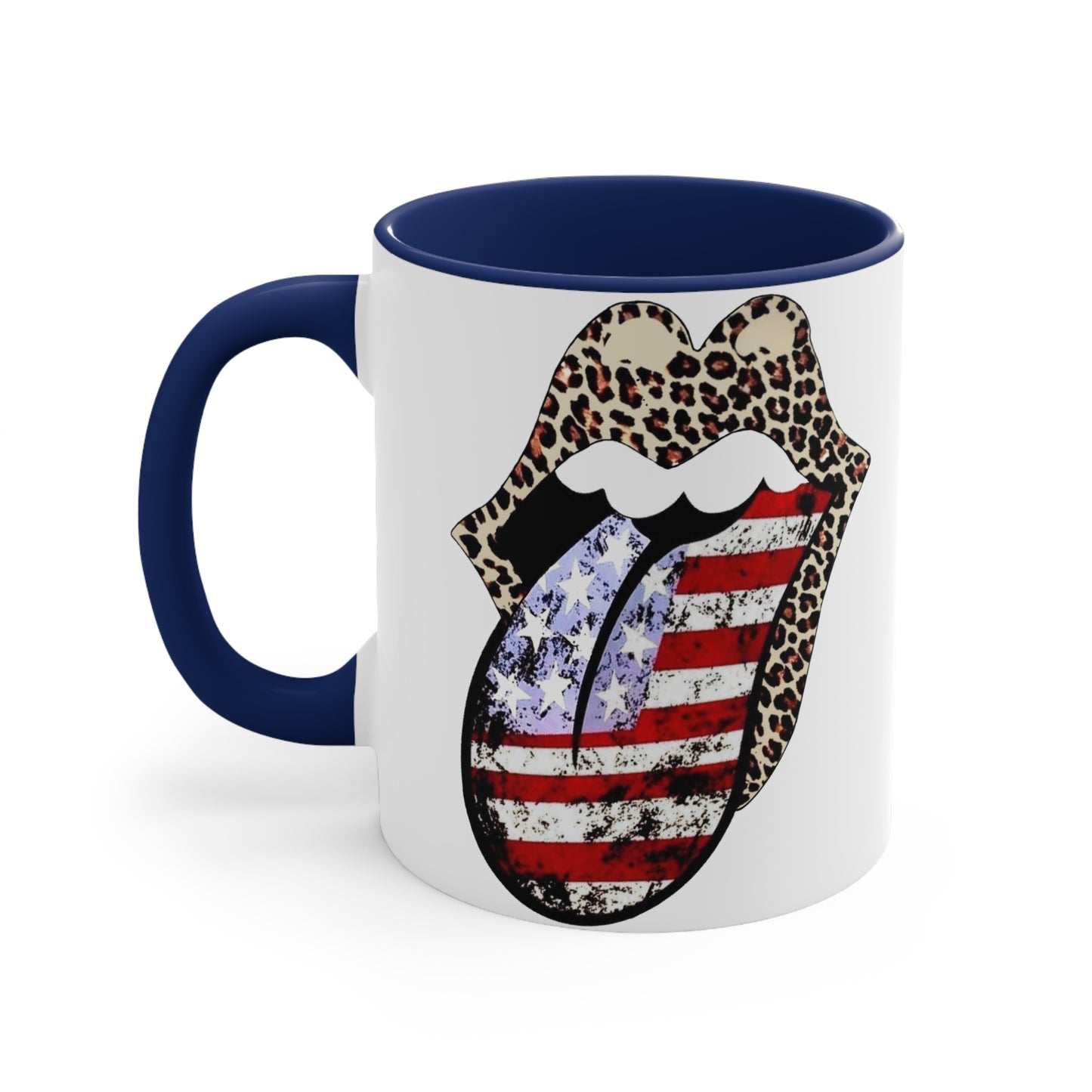American Flag Tongue - Coffee Mug, 11oz