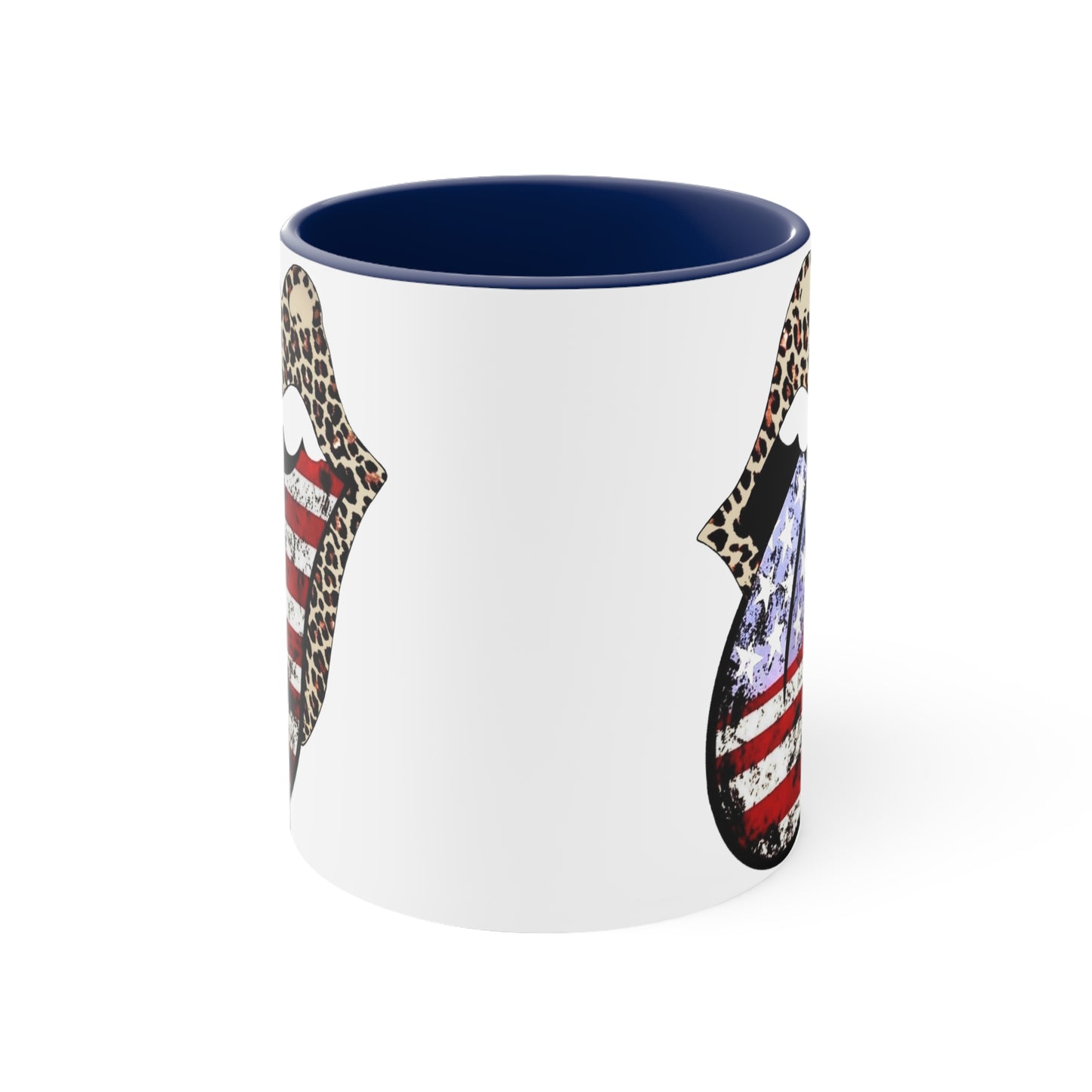 American Flag Tongue - Coffee Mug, 11oz
