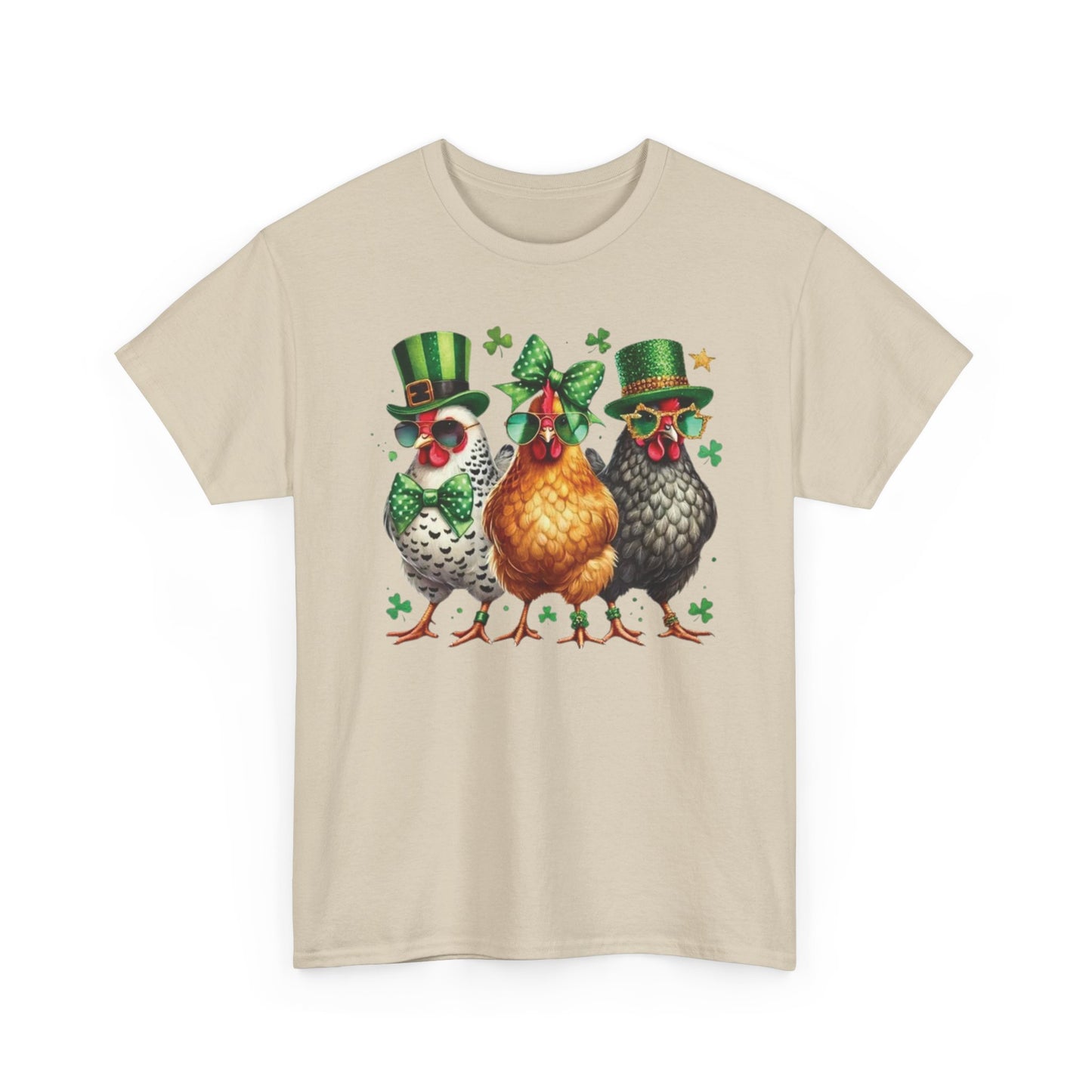 St. Patrick's Day Chickens Graphic Tee