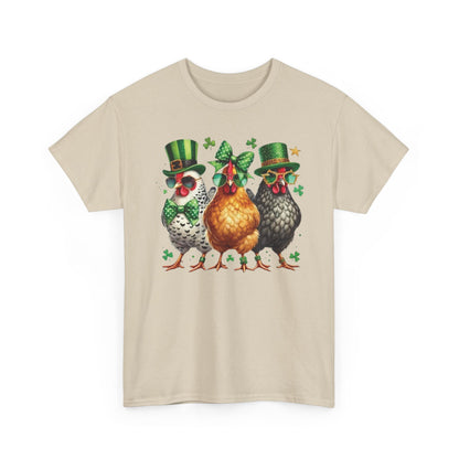 St. Patrick's Day Chickens Graphic Tee