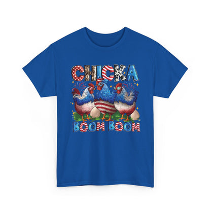 Chicka Boom Boom Patriotic Chicken T-Shirt
