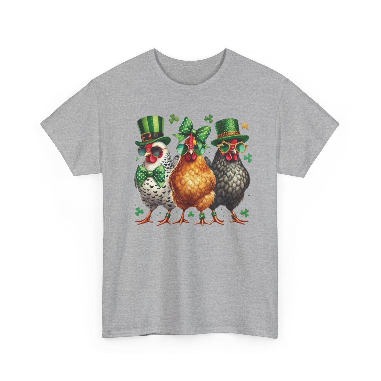 St. Patrick's Day Chickens Graphic Tee