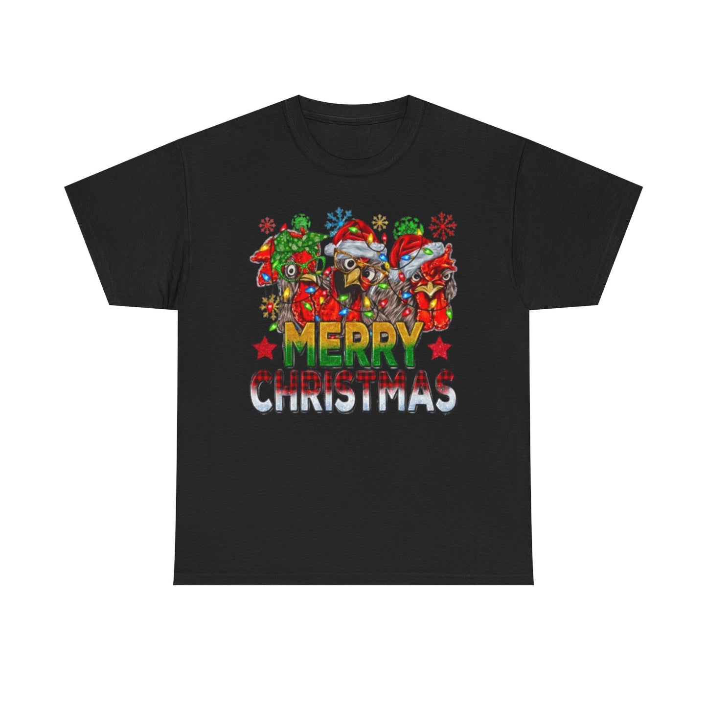 Merry Christmas Chicken Graphic Tee