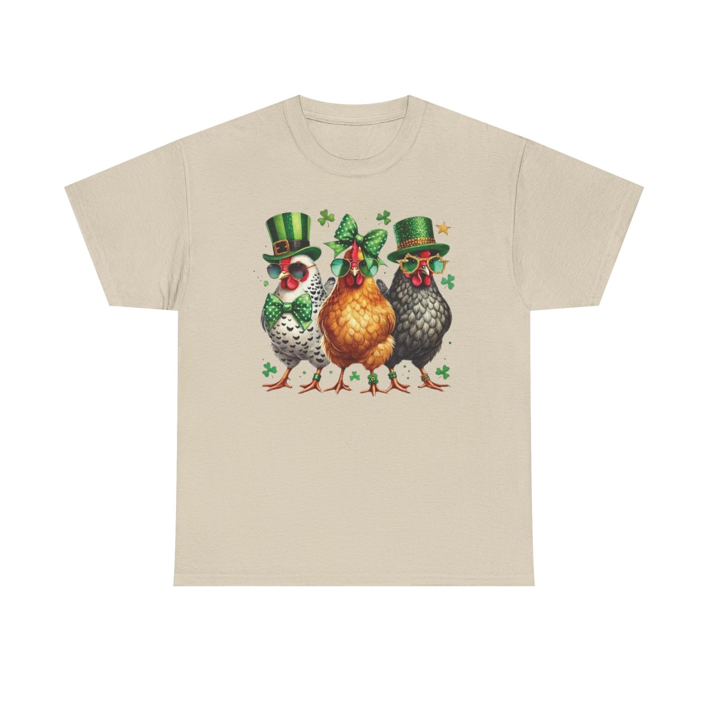 St. Patrick's Day Chickens Graphic Tee