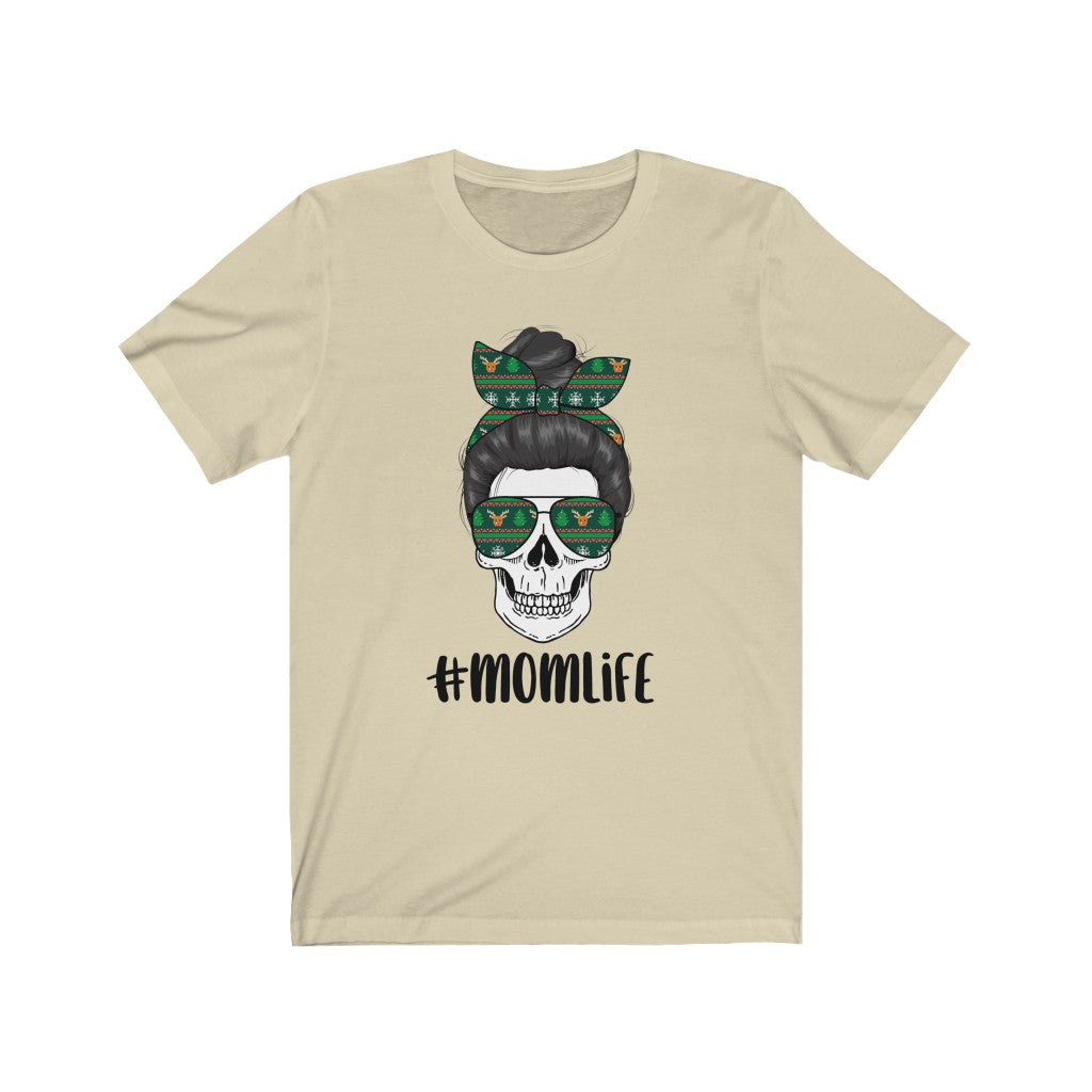 #MomLife Christmas Skull - Women's Tee