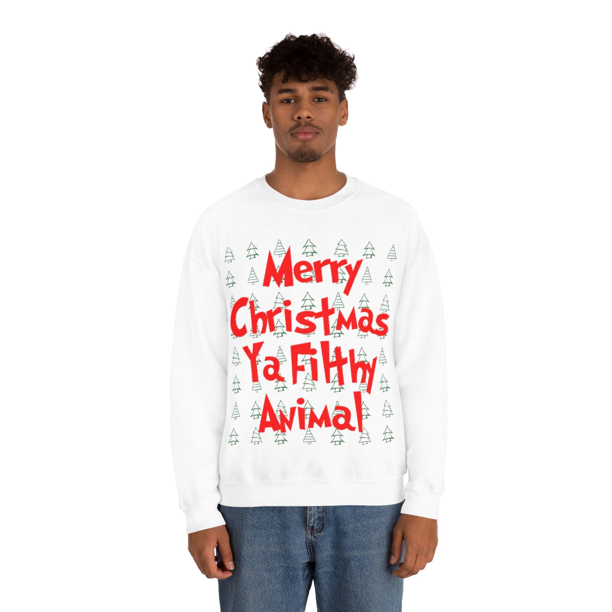 Merry Christmas Ya Filthy Animal - Crewneck Sweatshirt