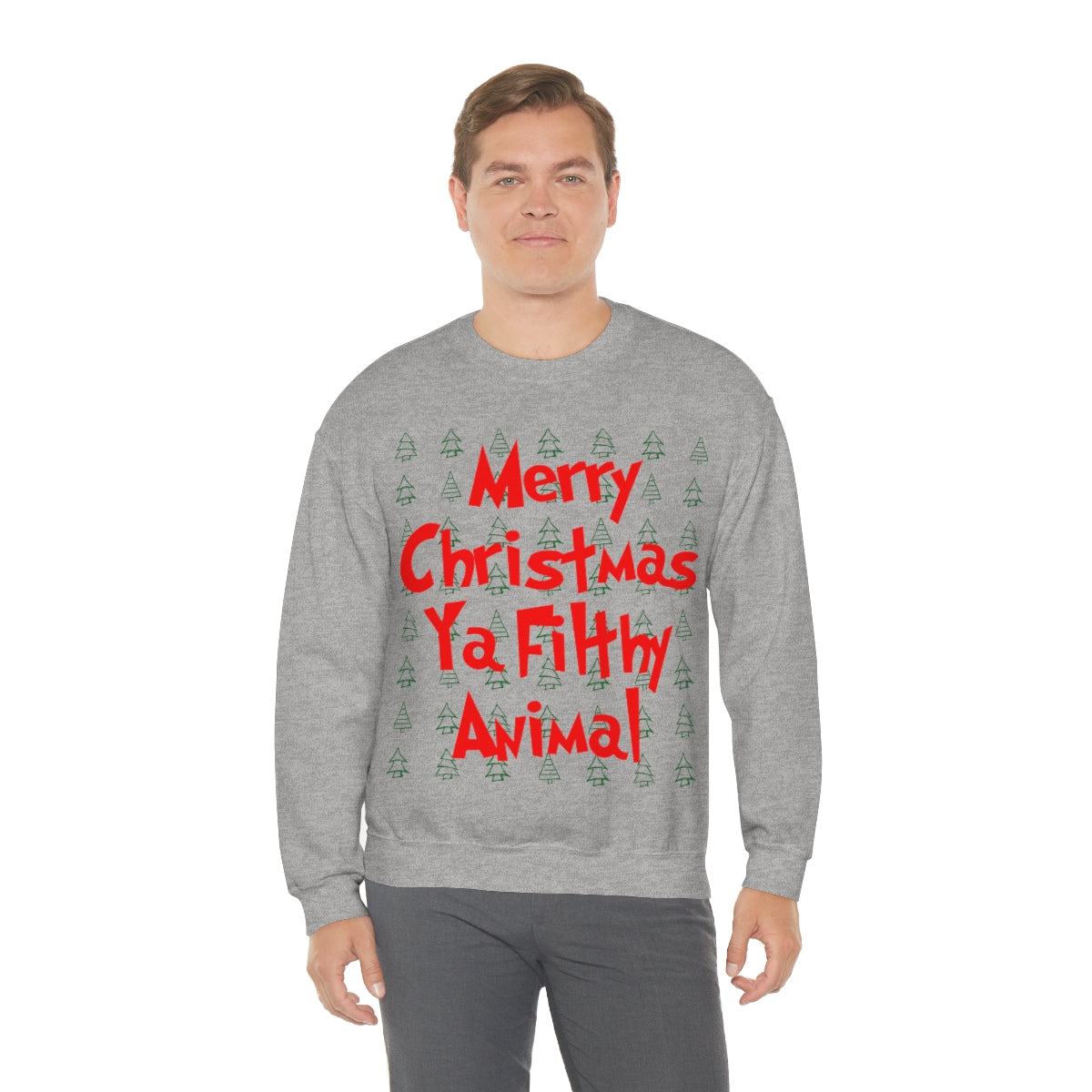 Merry Christmas Ya Filthy Animal - Crewneck Sweatshirt