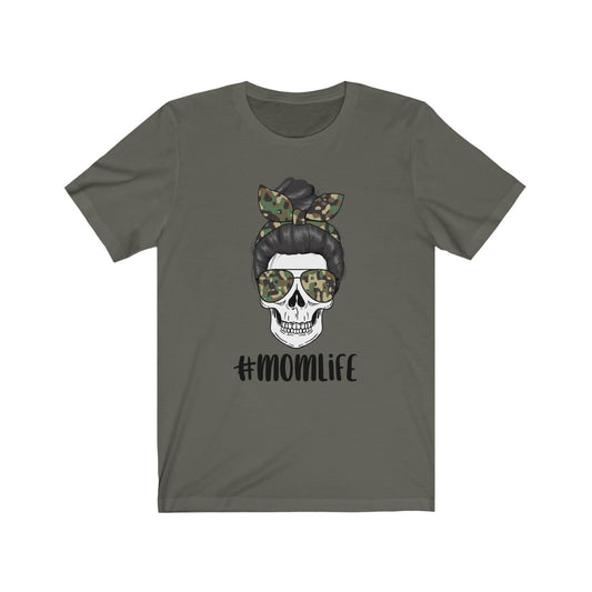 #MomLife Camo Skull - Women's Tee