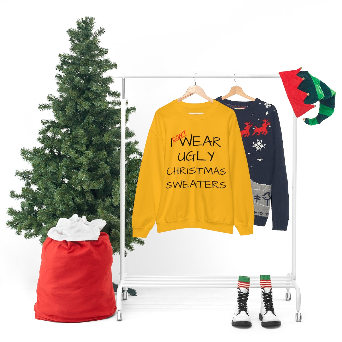 I Don't Wear Ugly Christmas - Sweatshirt