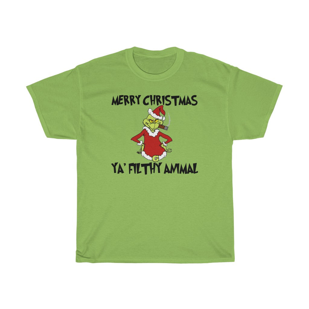 Merry Chrismtas Ya' Filthy Animal - T-Shirt