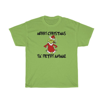 Merry Chrismtas Ya' Filthy Animal - T-Shirt