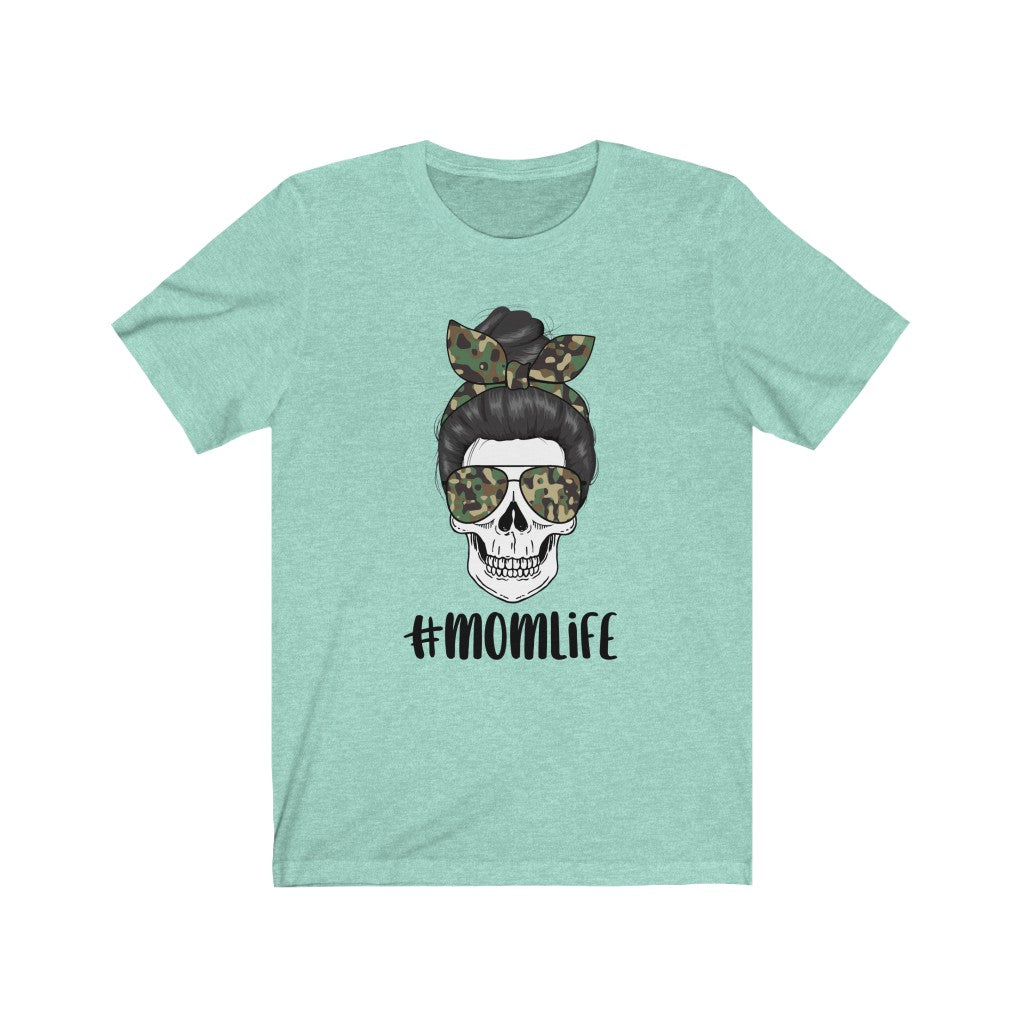 #MomLife Camo Skull - Women's Tee