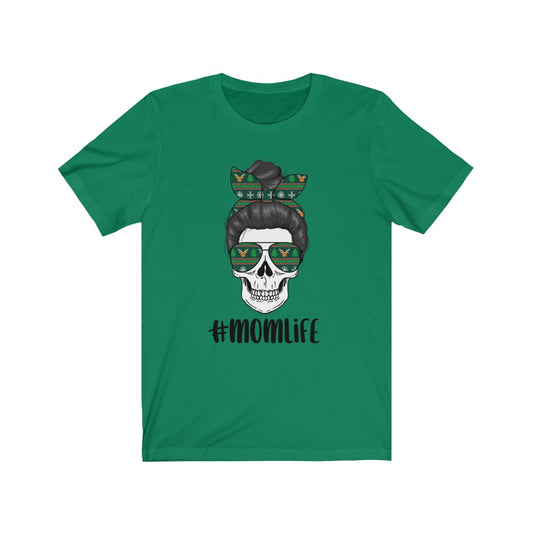 #MomLife Christmas Skull - Women's Tee