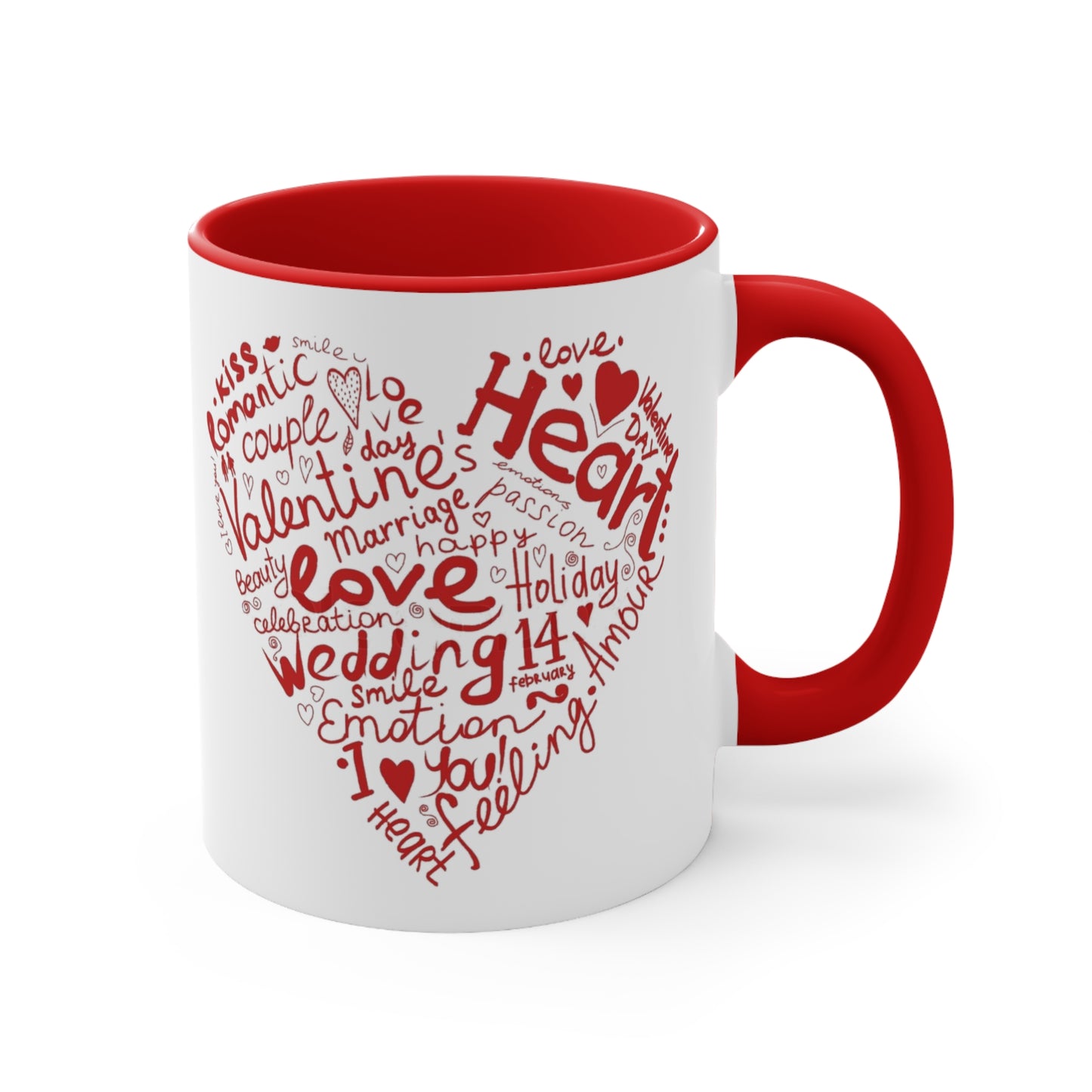 Love Heart Mug, 11oz