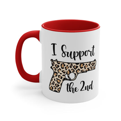 I Support The 2nd Cheetah - Mug, 11oz