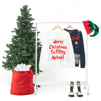 Merry Christmas Ya Filthy Animal - Crewneck Sweatshirt