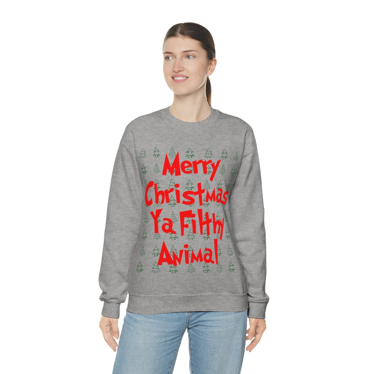 Merry Christmas Ya Filthy Animal - Crewneck Sweatshirt