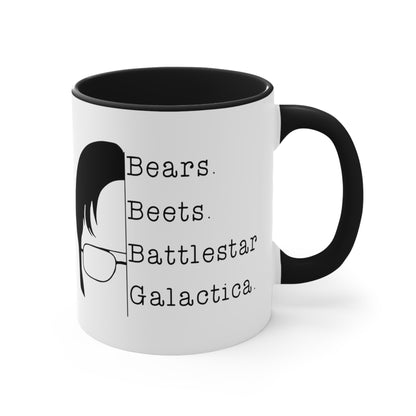 Bears. Beets. Battlestar Galactica. - Mug