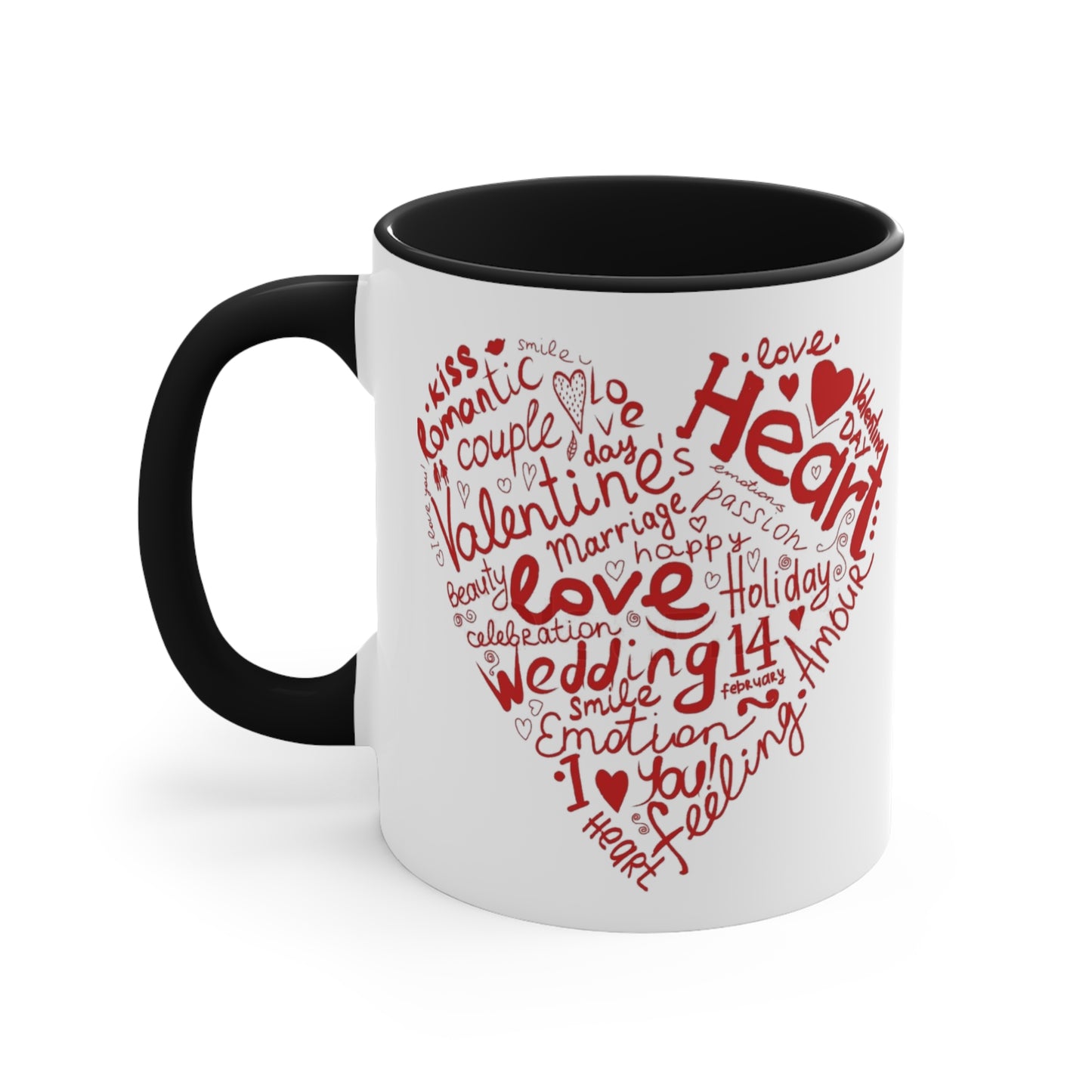 Love Heart Mug, 11oz