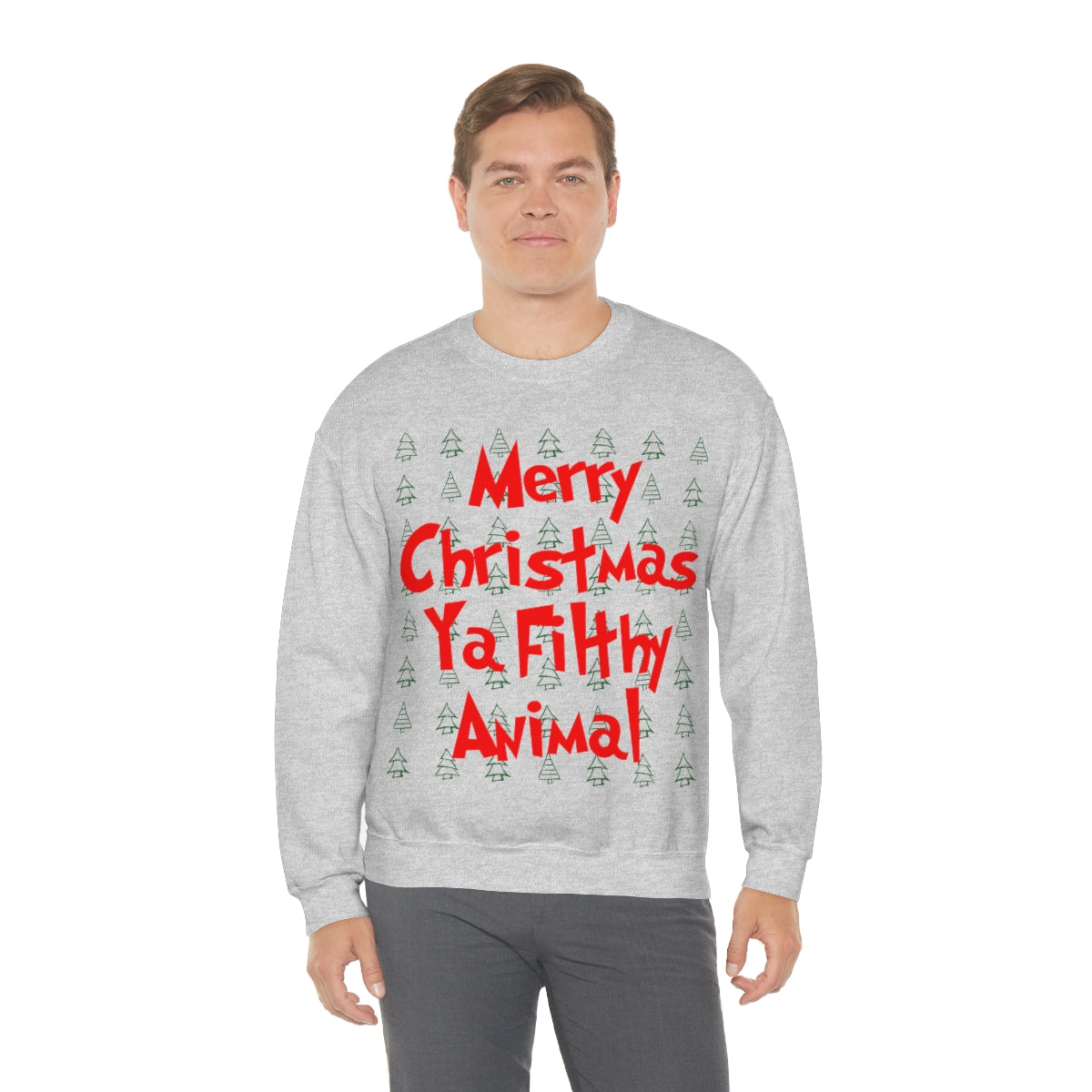 Merry Christmas Ya Filthy Animal - Crewneck Sweatshirt