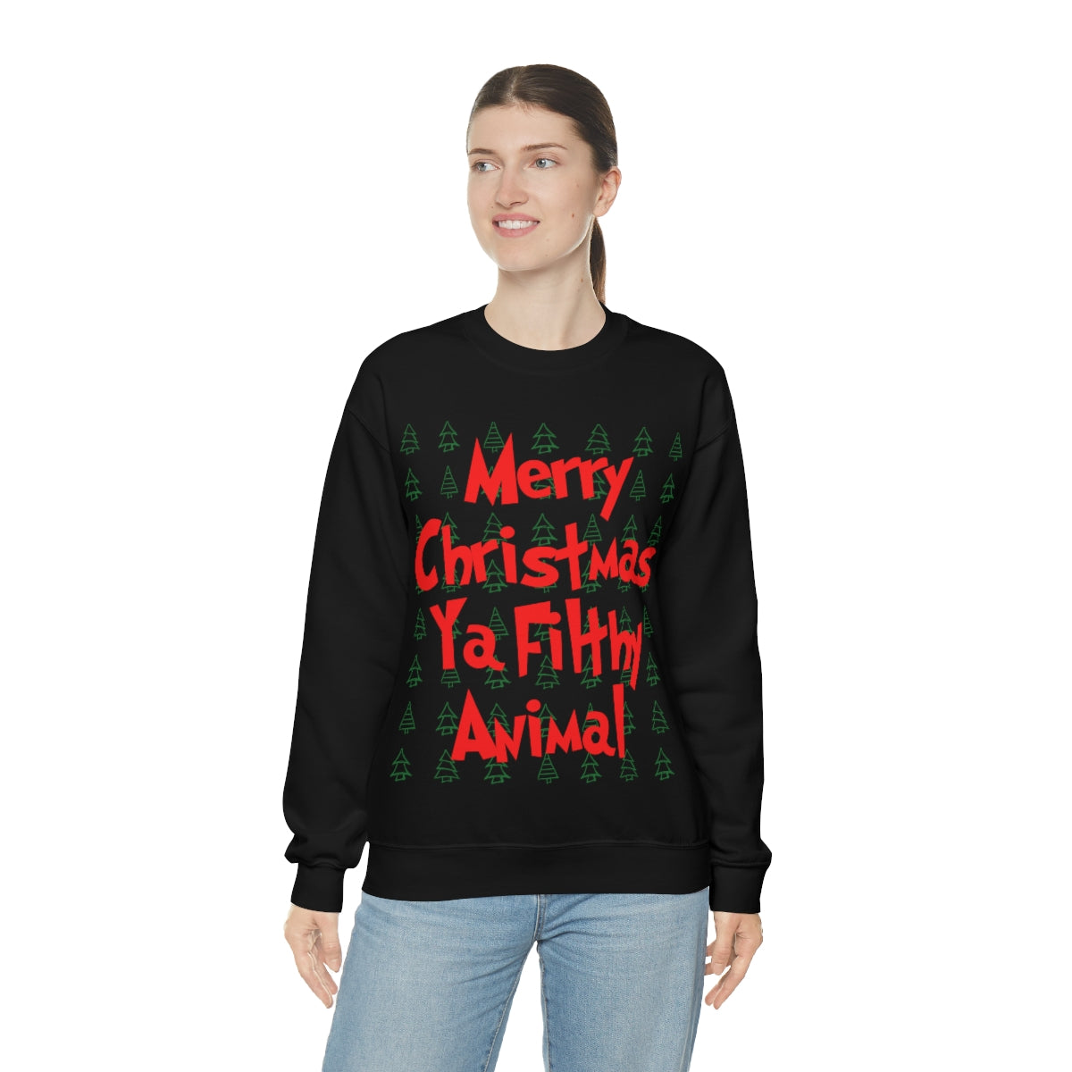 Merry Christmas Ya Filthy Animal - Crewneck Sweatshirt