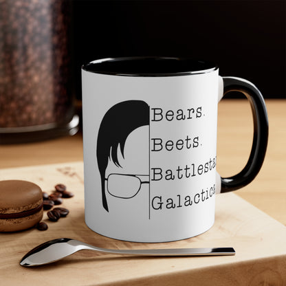 Bears. Beets. Battlestar Galactica. - Mug