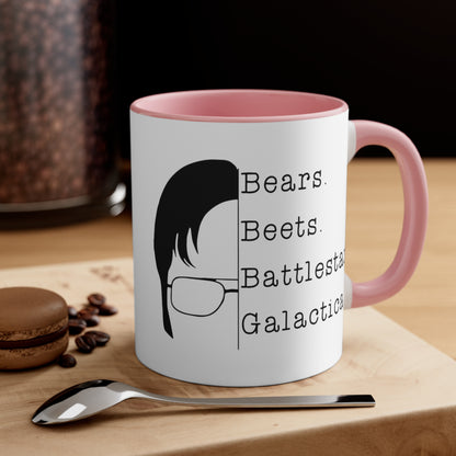 Bears. Beets. Battlestar Galactica. - Mug