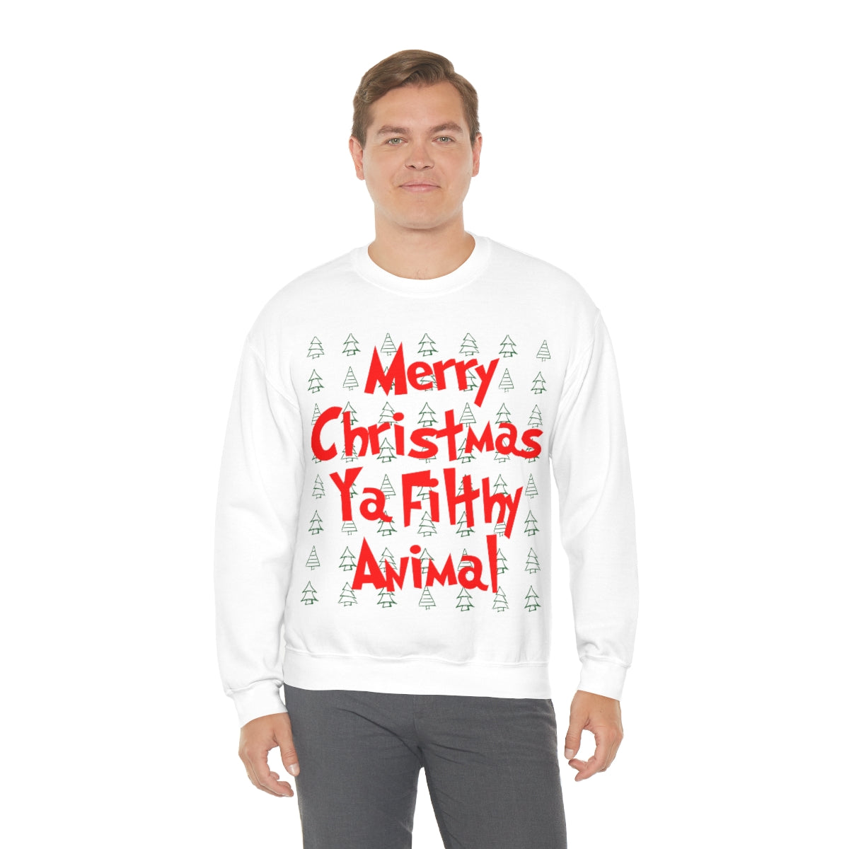 Merry Christmas Ya Filthy Animal - Crewneck Sweatshirt