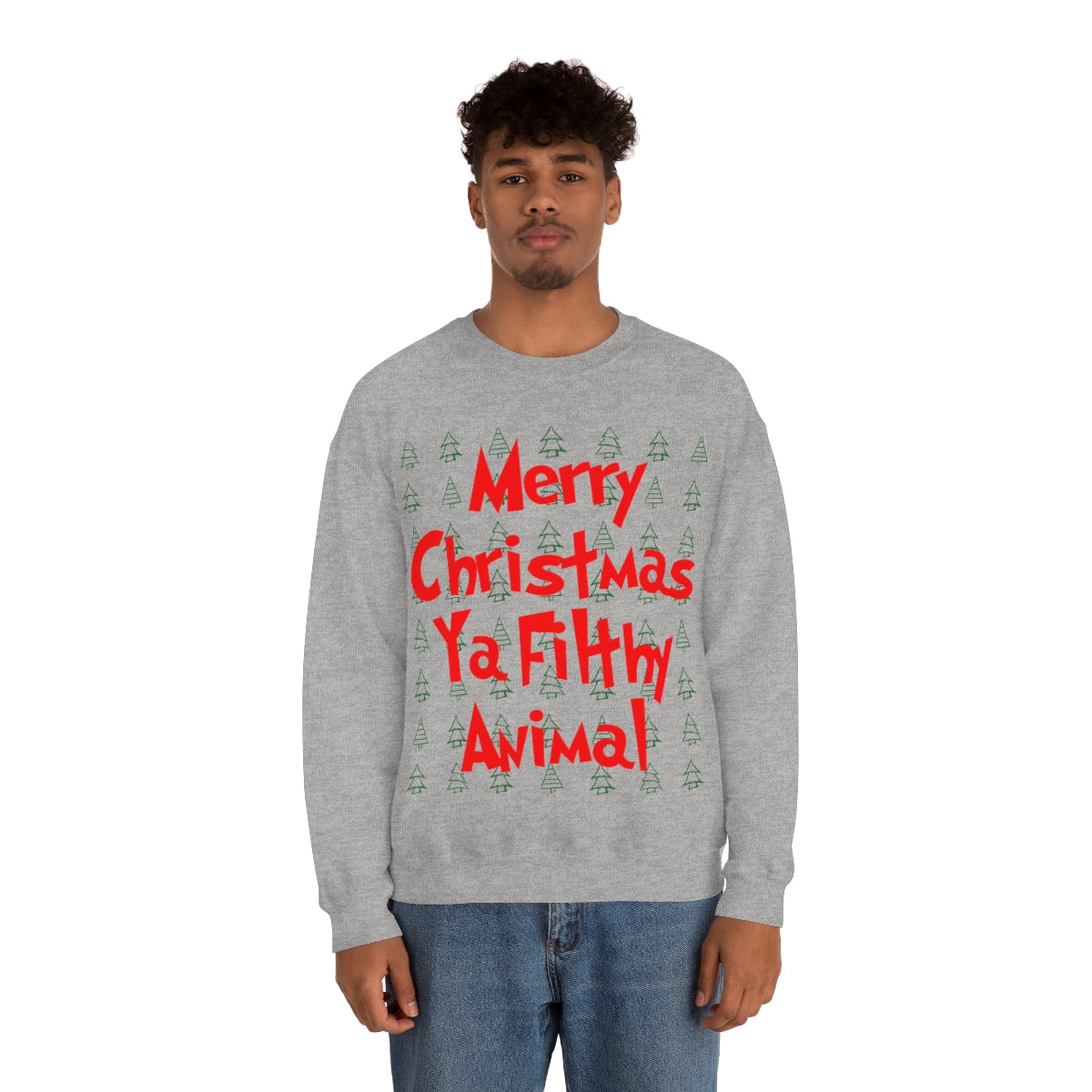 Merry Christmas Ya Filthy Animal - Crewneck Sweatshirt