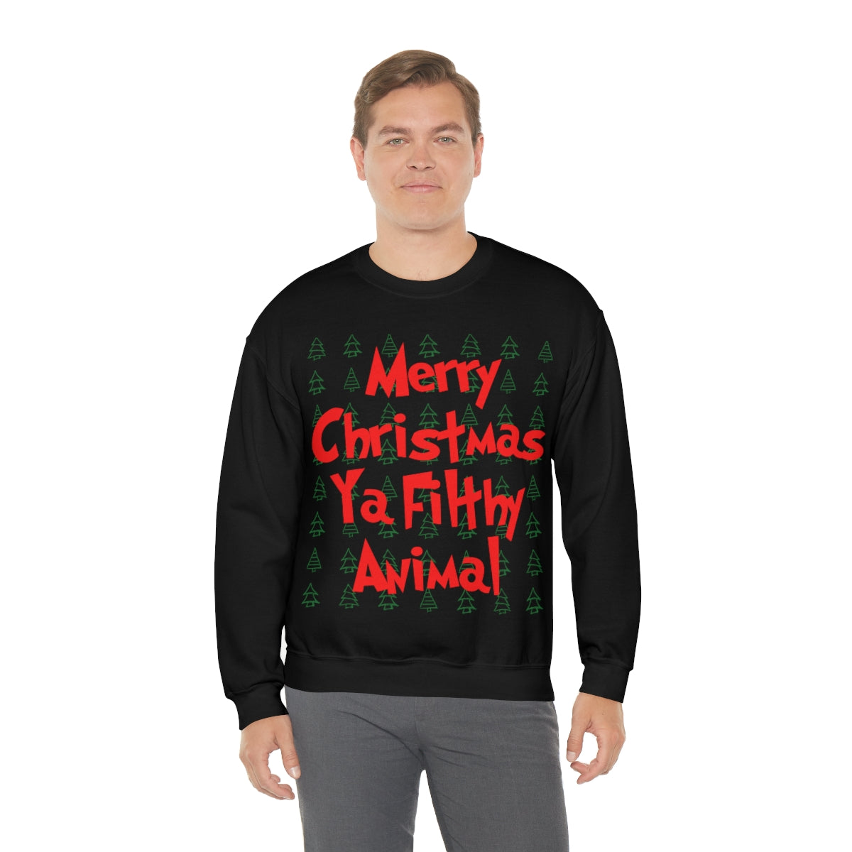 Merry Christmas Ya Filthy Animal - Crewneck Sweatshirt