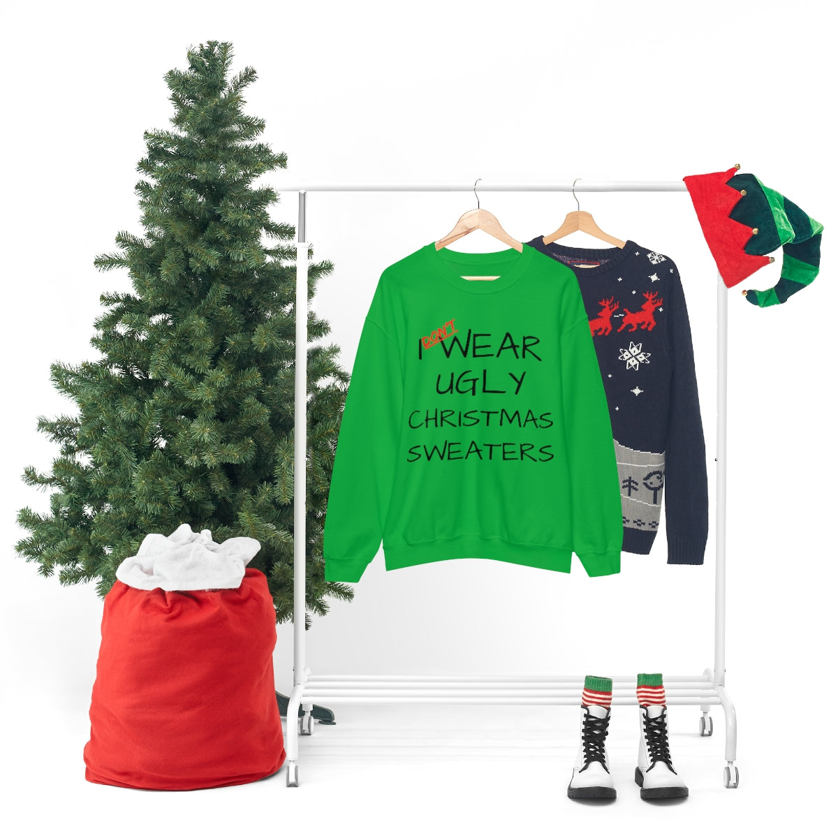 I Don't Wear Ugly Christmas - Sweatshirt