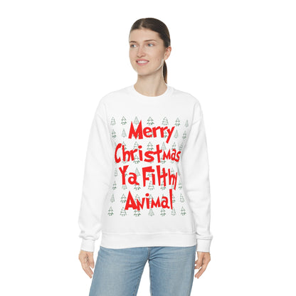 Merry Christmas Ya Filthy Animal - Crewneck Sweatshirt