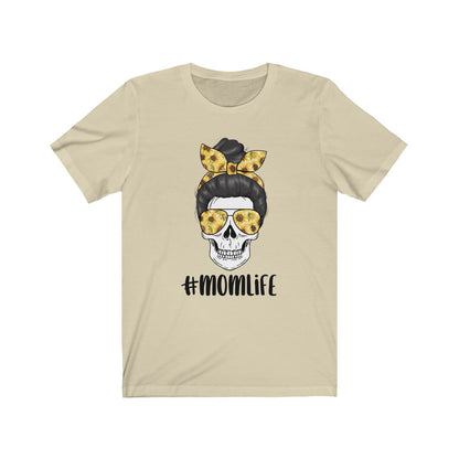 #MomLife Sunflower Skull - Women's Tee