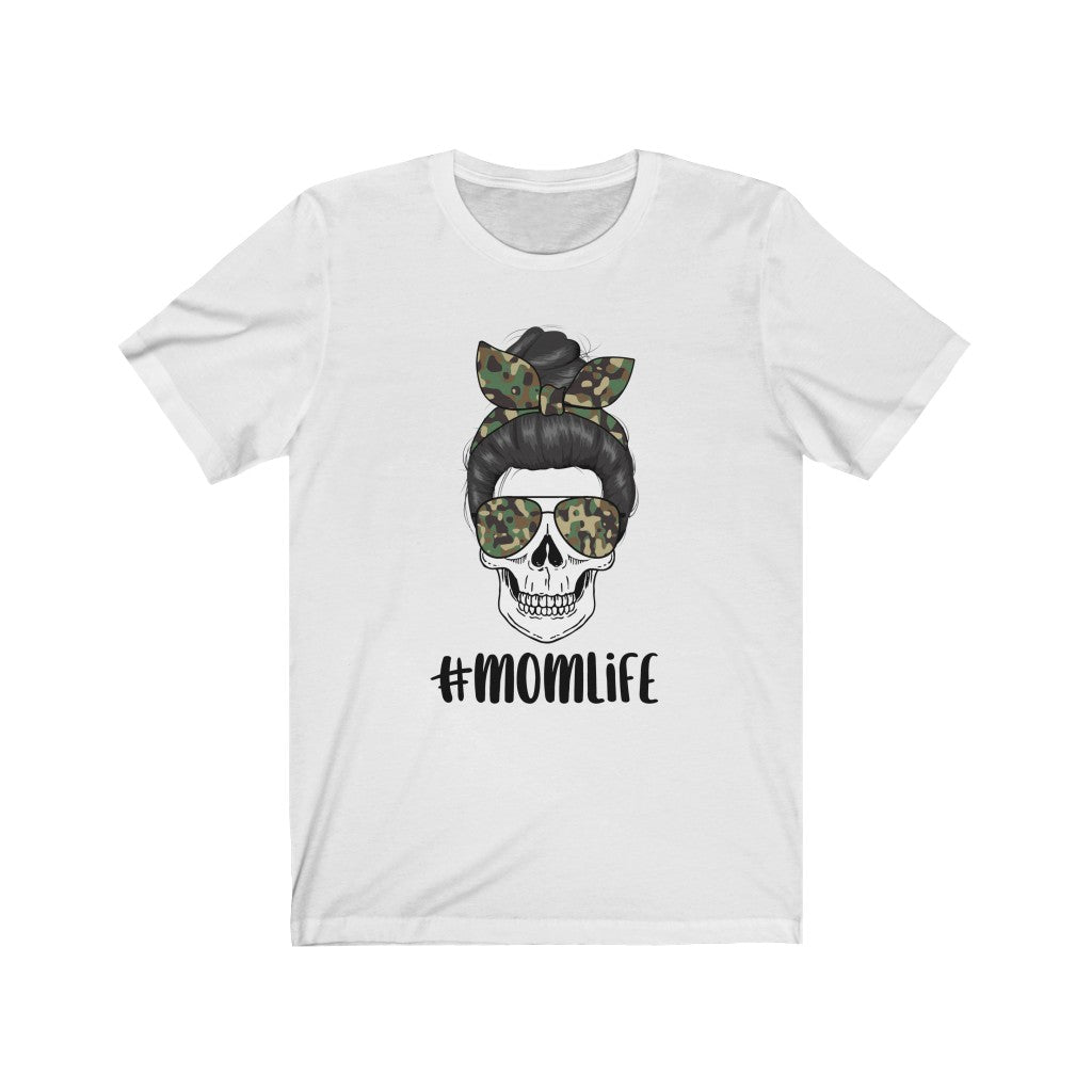 #MomLife Camo Skull - Women's Tee