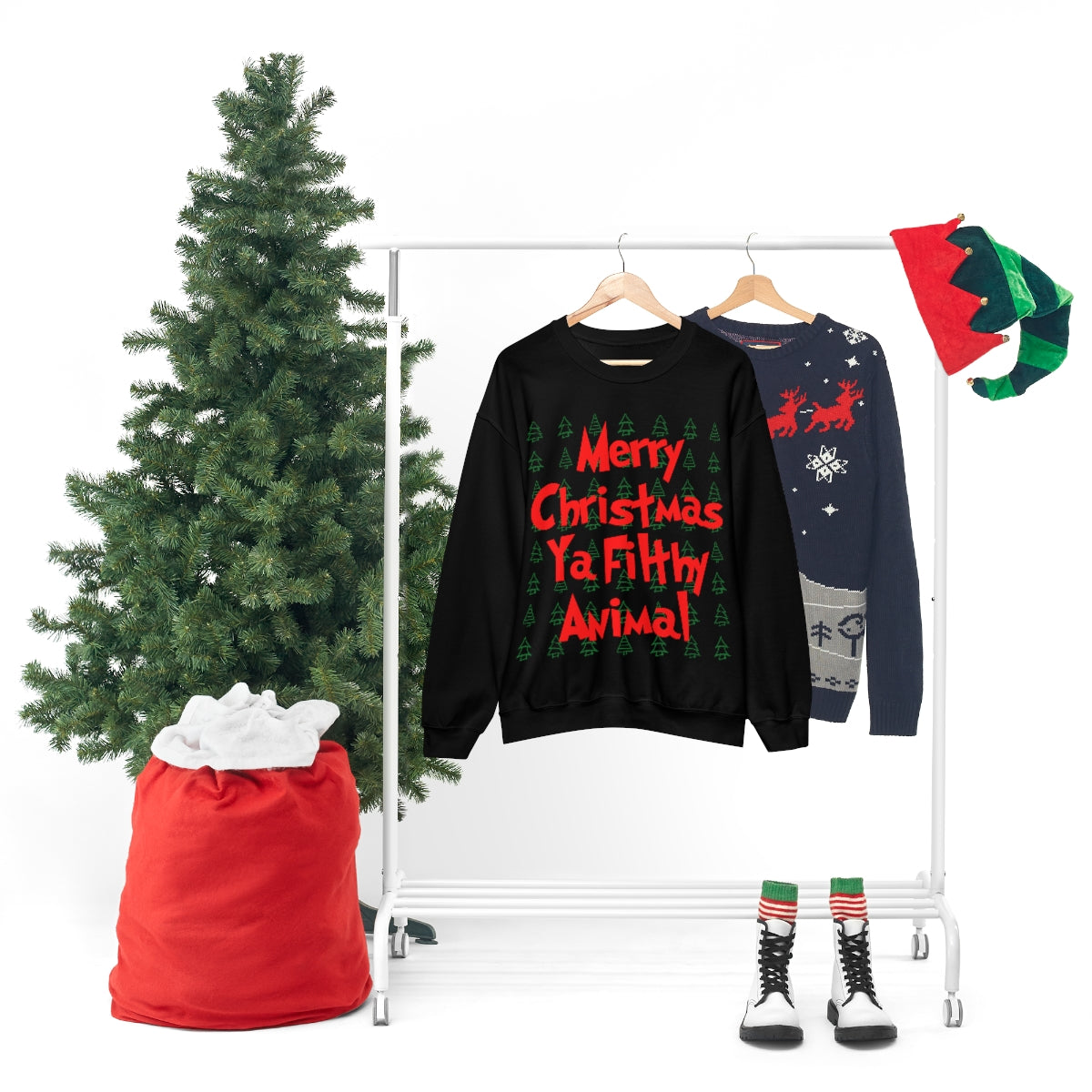 Merry Christmas Ya Filthy Animal - Crewneck Sweatshirt