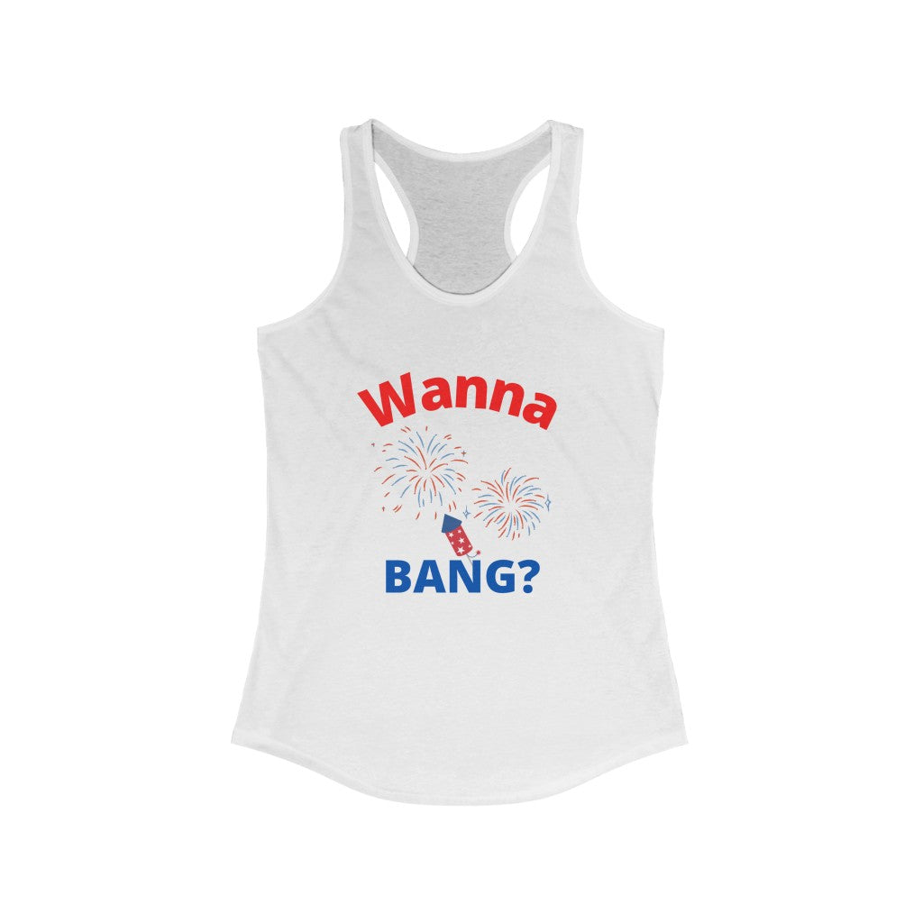 Wanna Bang? - Women's Racerback Tank