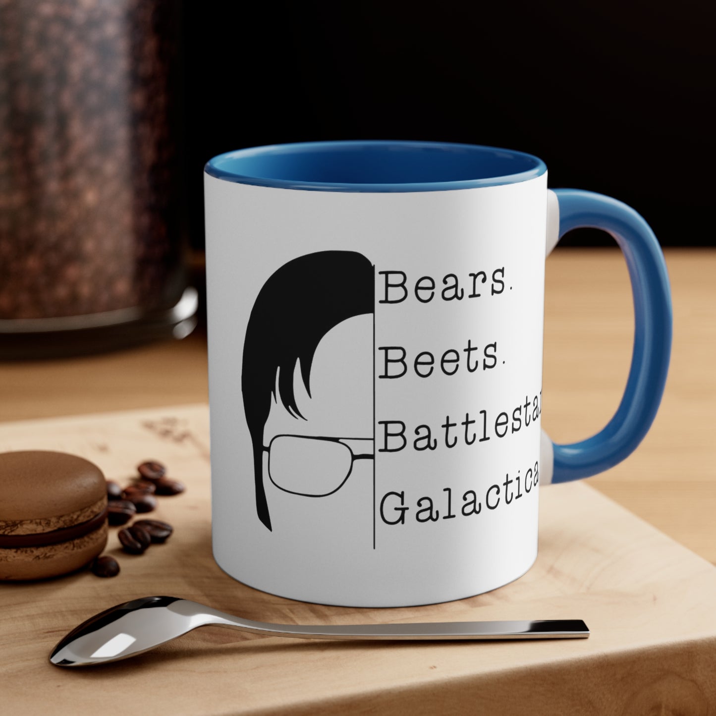 Bears. Beets. Battlestar Galactica. - Mug