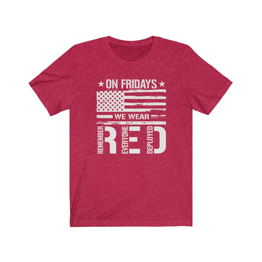 On Fridays We Wear R.E.D - Women's Tee