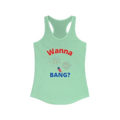 Wanna Bang? - Women's Racerback Tank